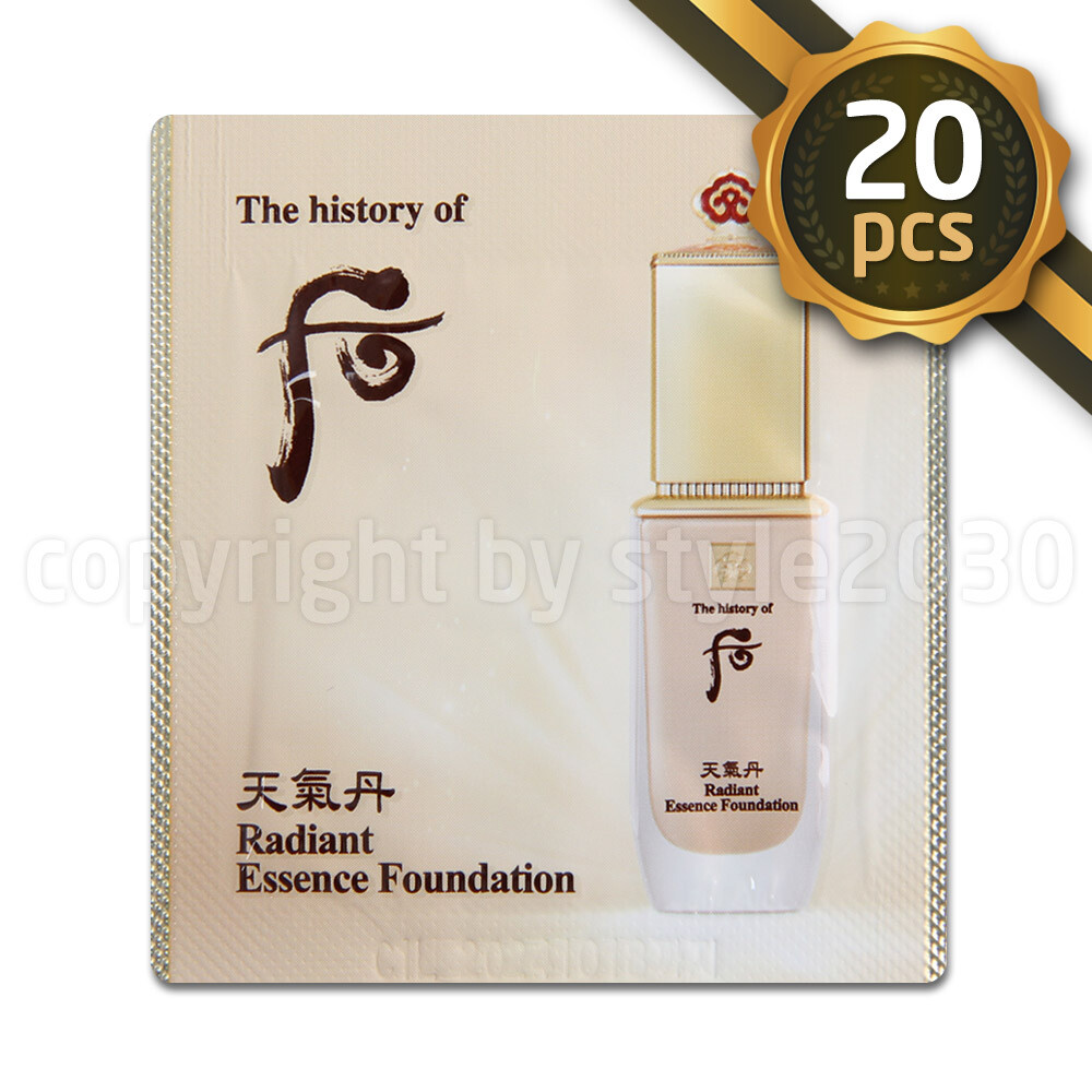The history of Whoo Radiant Essence Foundation No.21 1ml x 20pcs SPF 35/ PA++