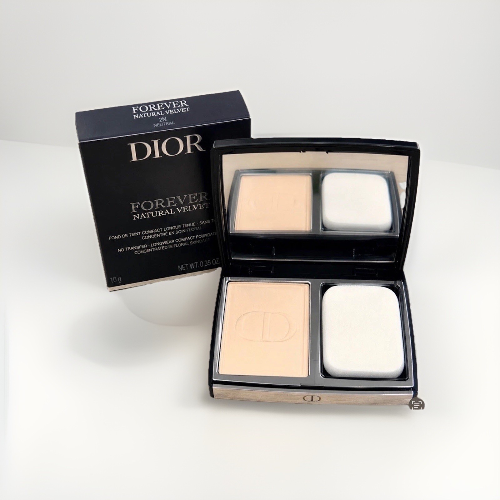 Dior Forever Natural Matte Velvet Compact Foundation 1N Neutral Full Size