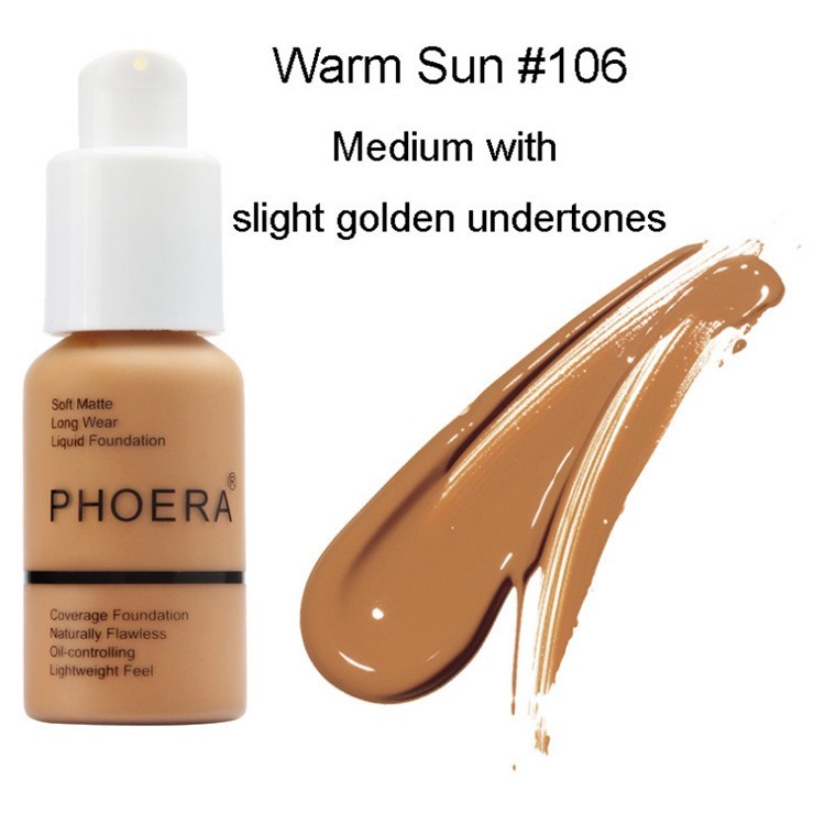 Soft Matte Long-Lasting Liquid Foundation, Full Coverage Face Makeup