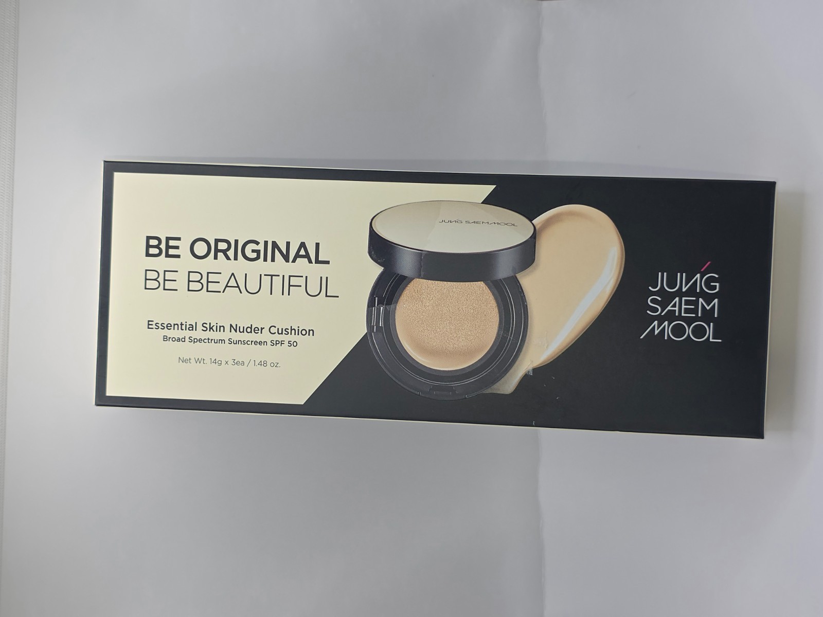JUNG SAEM MOOL Essential Skin Nuder Cushion SPF 50 Foundation 14g x 3 New