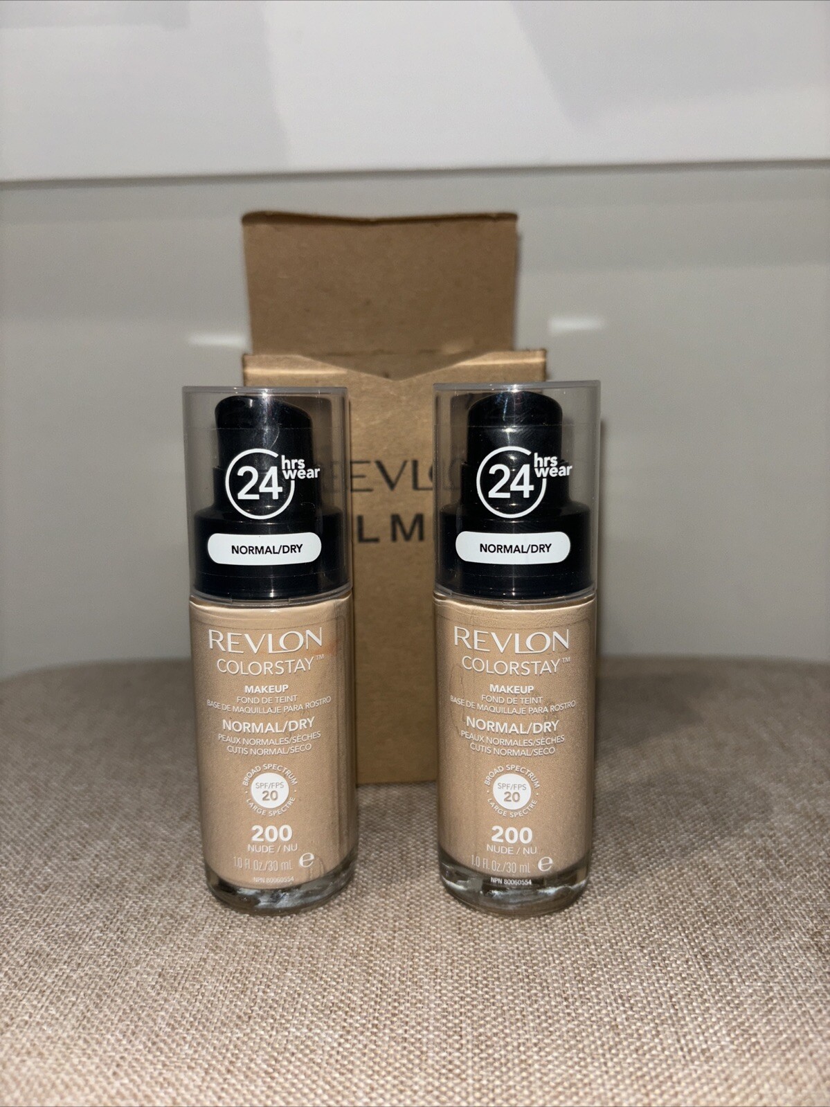 2 X Revlon Colorstay Makeup Foundation, Normal To Dry Skin Shade 200