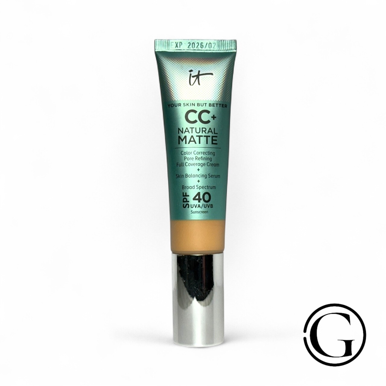 It Cosmetics CC+ Natural Matte Cover Correcting Cream SPF 40 1.08 oz Medium Tan