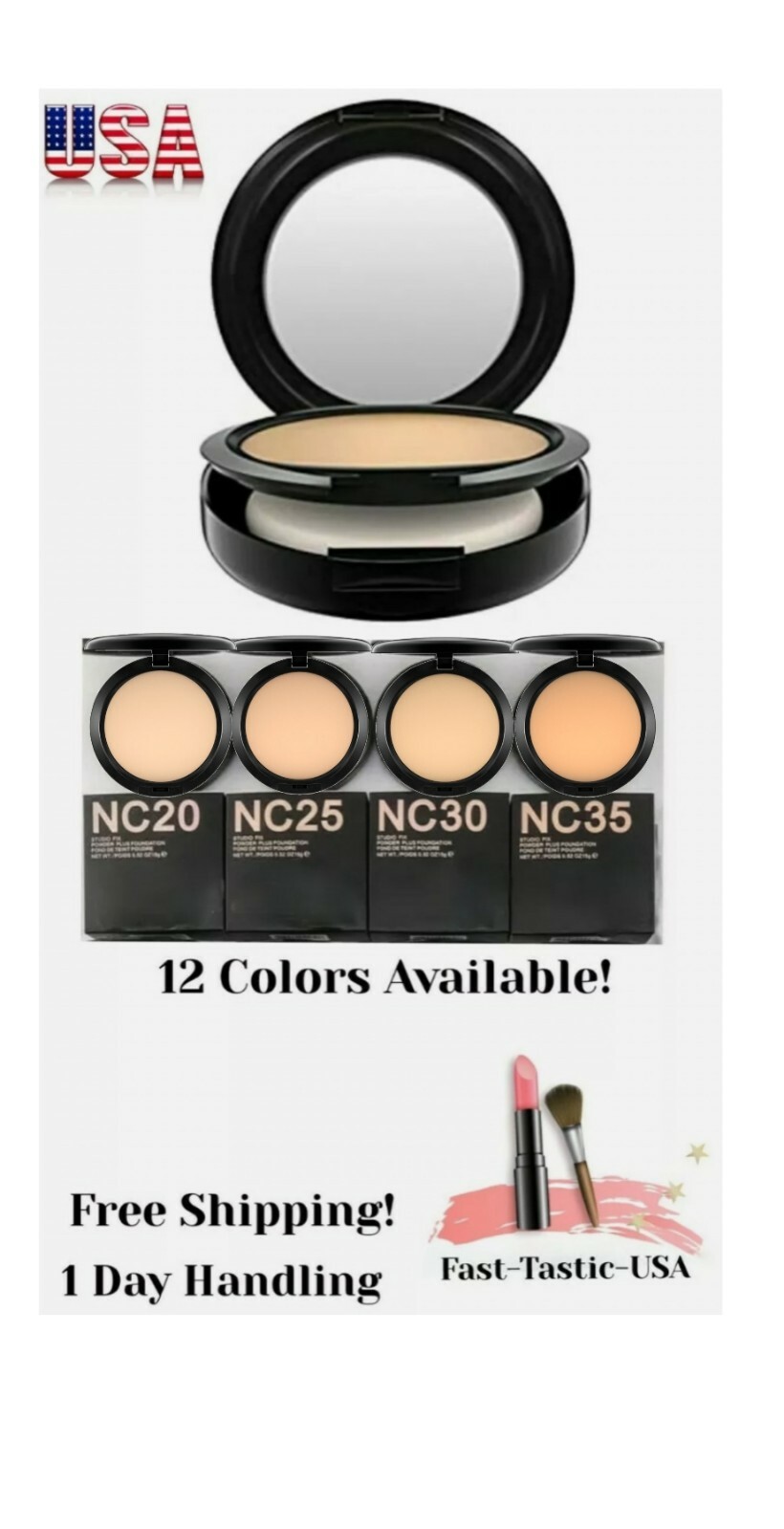 New Studio Powder Plus Foundation Fast Shipping!