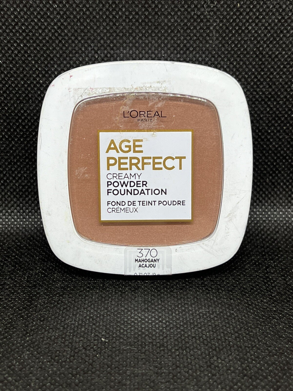 L’Oreal Paris Age Perfect Creamy Powder Foundation Compact, 370 Mahogany
