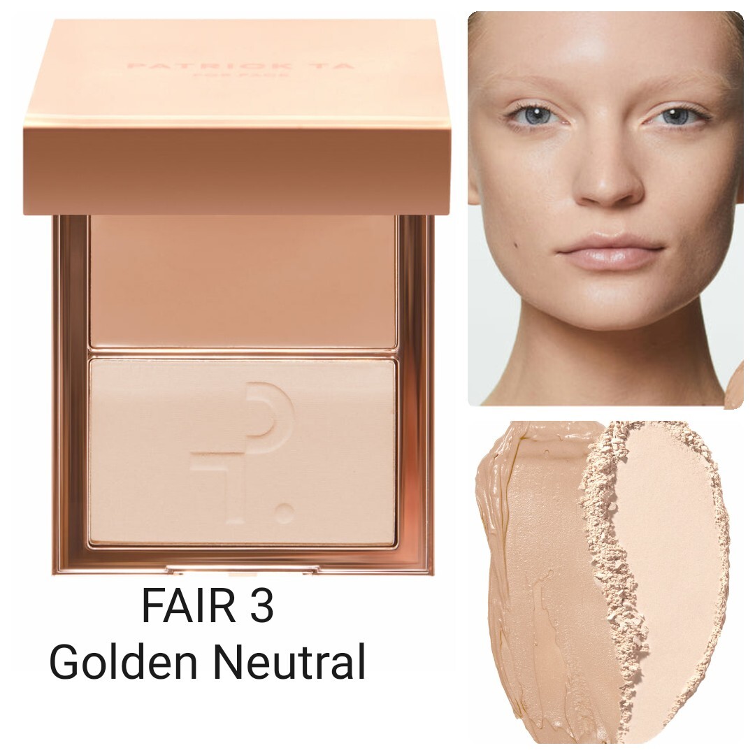 PATRICK TA Major Skin Creme Foundation and Finishing Powder Duo FAIR 3