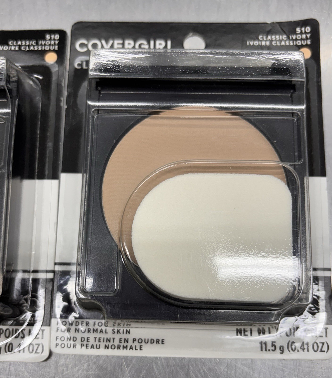 CoverGirl Clean Discontinued Powder Foundation Classic Ivory 510 Lot Of 2