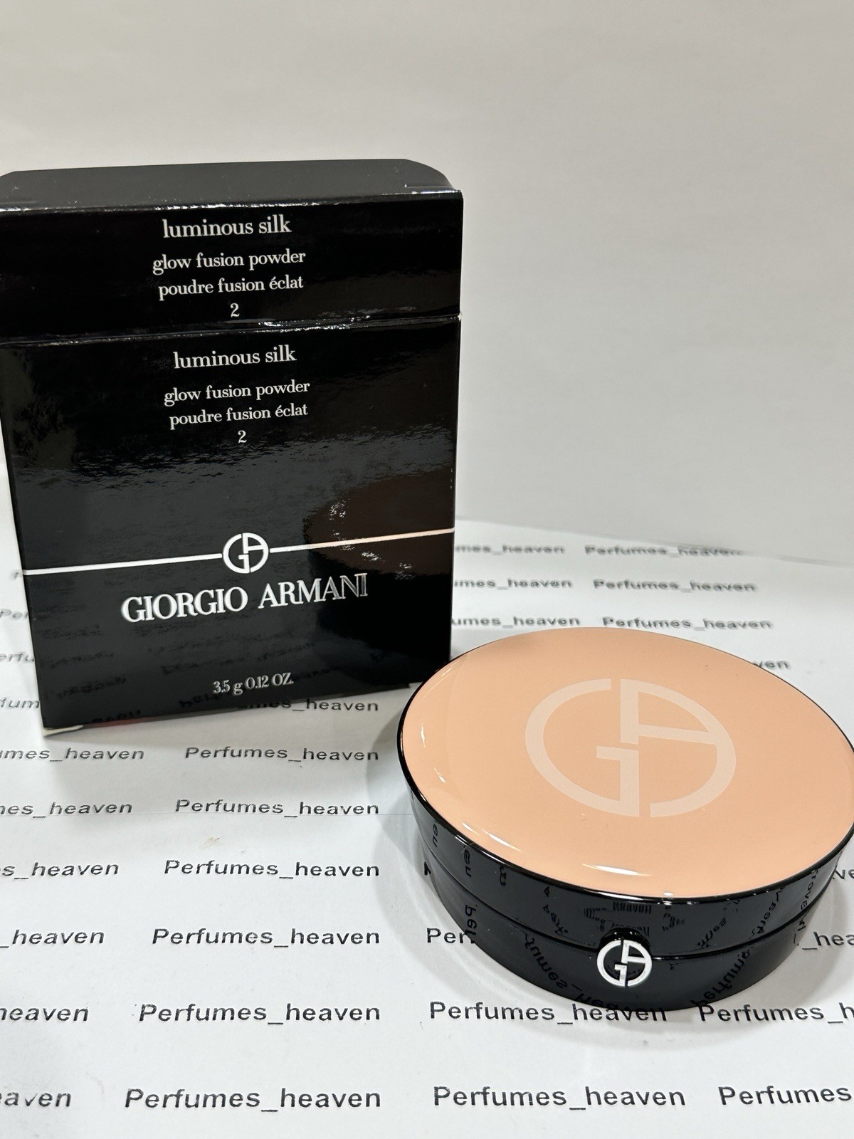 Giorgio Armani Luminious Silk Foundation Glow Fusion Powder – Shade# 2 New