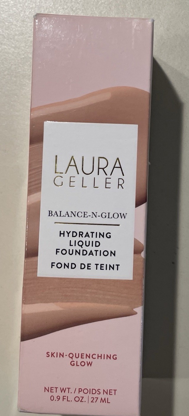 Laura Geller Balance N Glow Hydrating Liquid Foundation LIGHT 0.9 oz