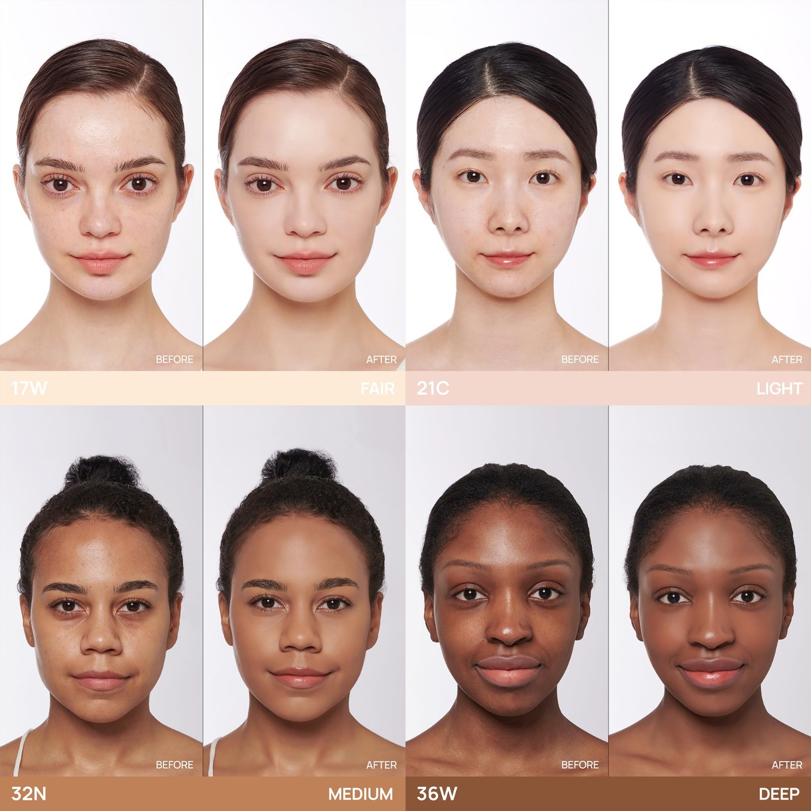 Ultimate Cover Cushion Foundation – Pore Blurring, Long-Wear Matte, 20 Shades
