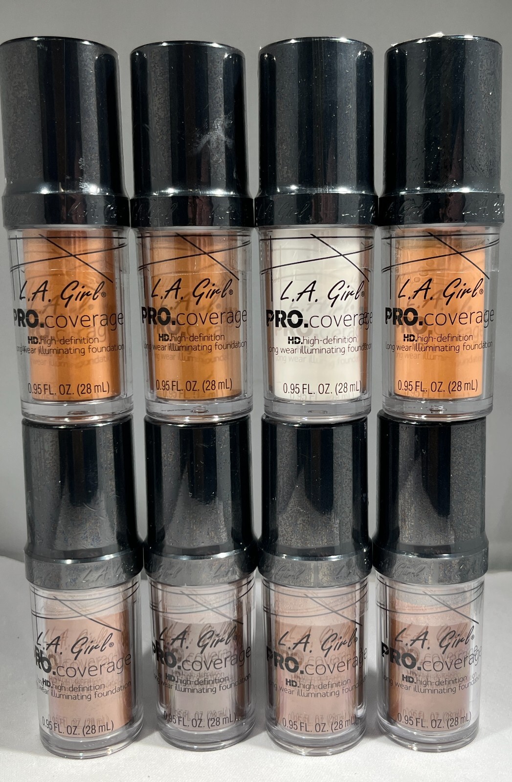 L.A. Girl PRO.Coverage Long Wear Illuminating Foundation, 0.95oz – CHOOSE SHADE!