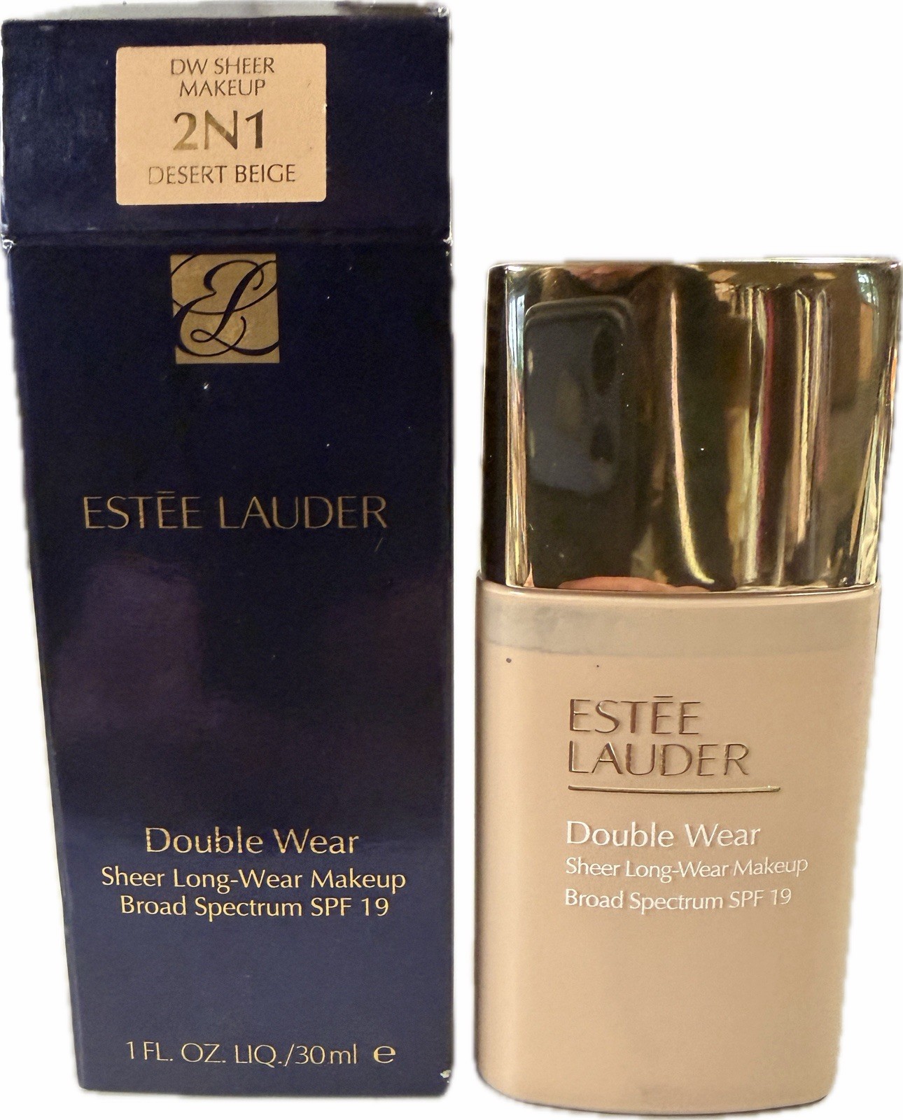 Estee Lauder Double Wear Sheer Long Wear Foundation 2N1 Desert Beige SOLD OUT