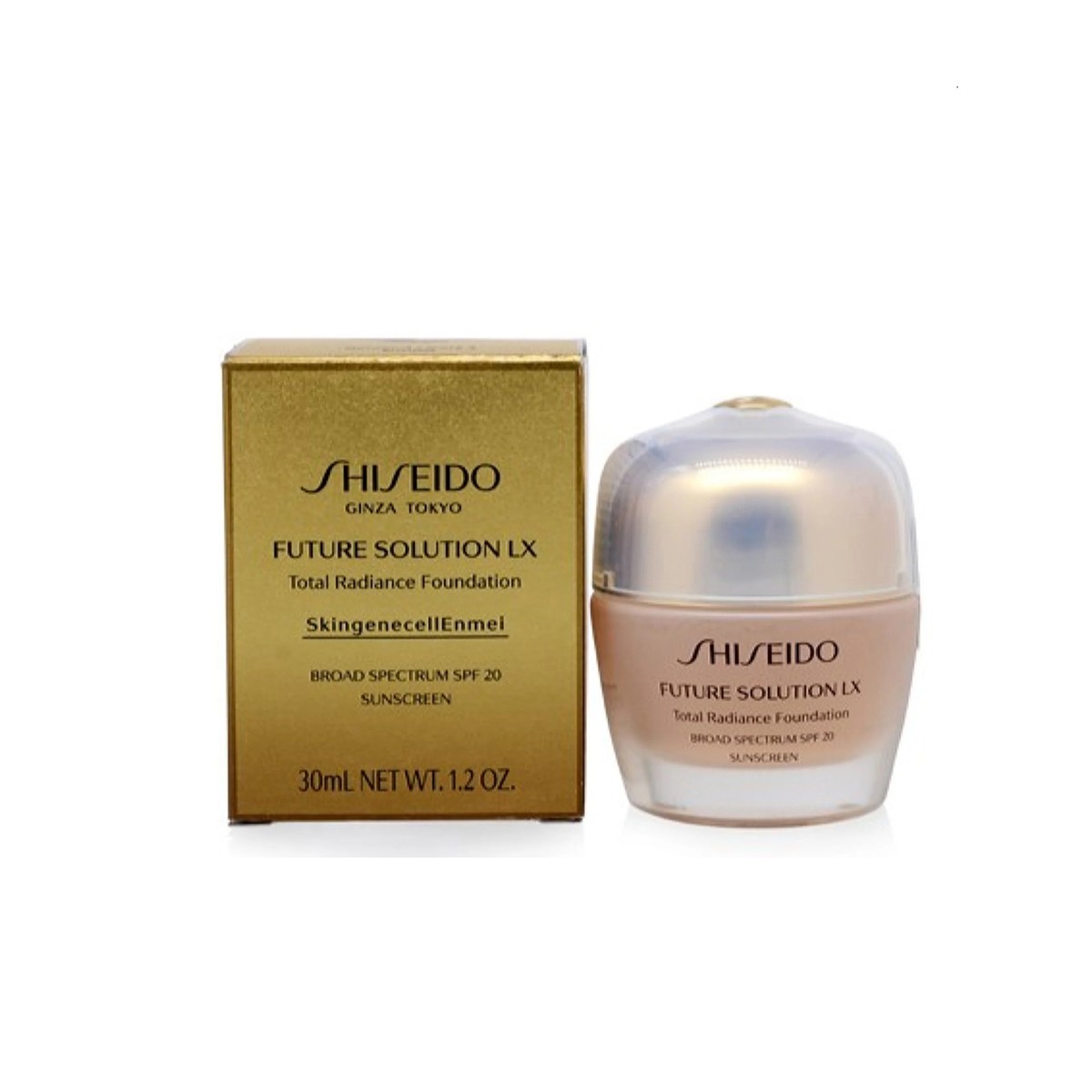 Shiseido Future Solution LX Total Radiance SPF20 Foundation ROSE 4 – Size 30mL