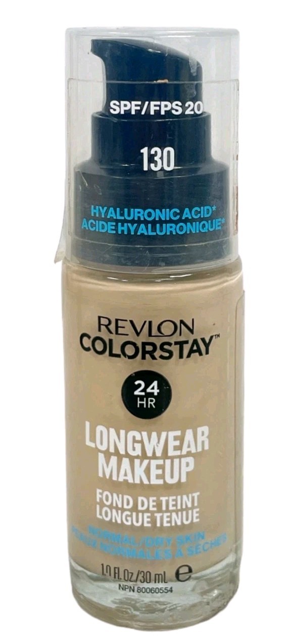 Revlon Colorstay Long Wear Makeup 130 Porcelain For Normal/Dry Skin – New Sealed