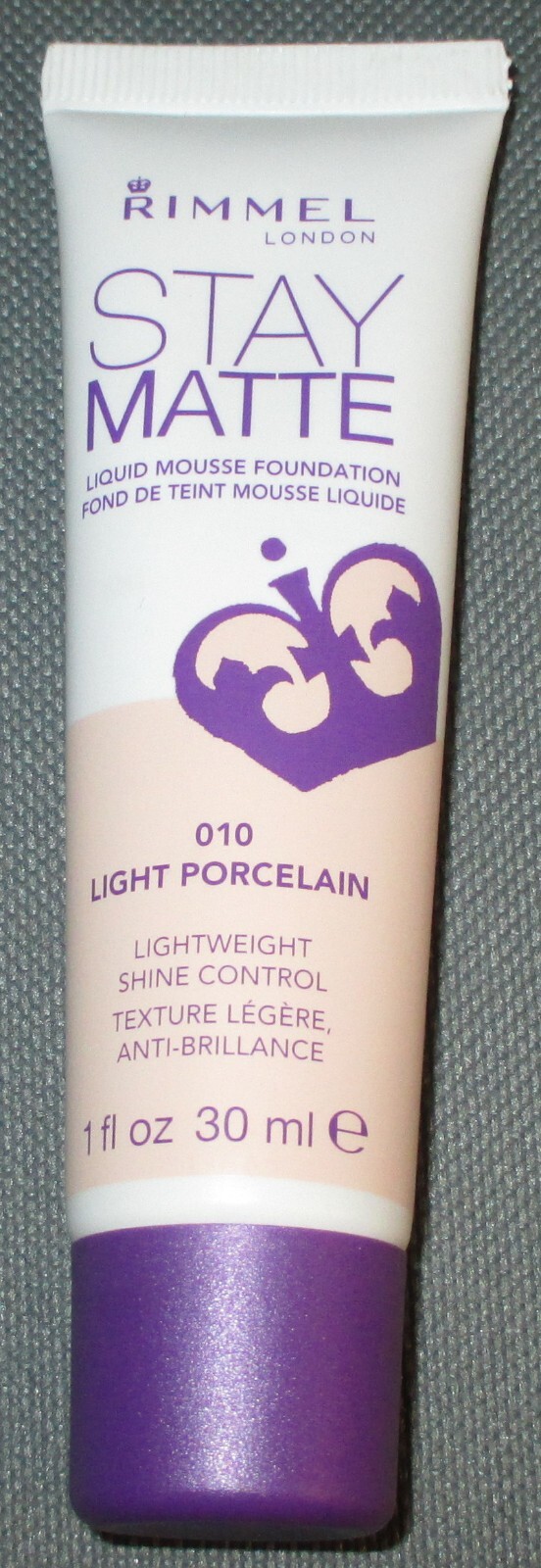 Rimmel London Stay Matte Mousse Foundation – 010 Light Porcelain 1 fl. oz. NEW