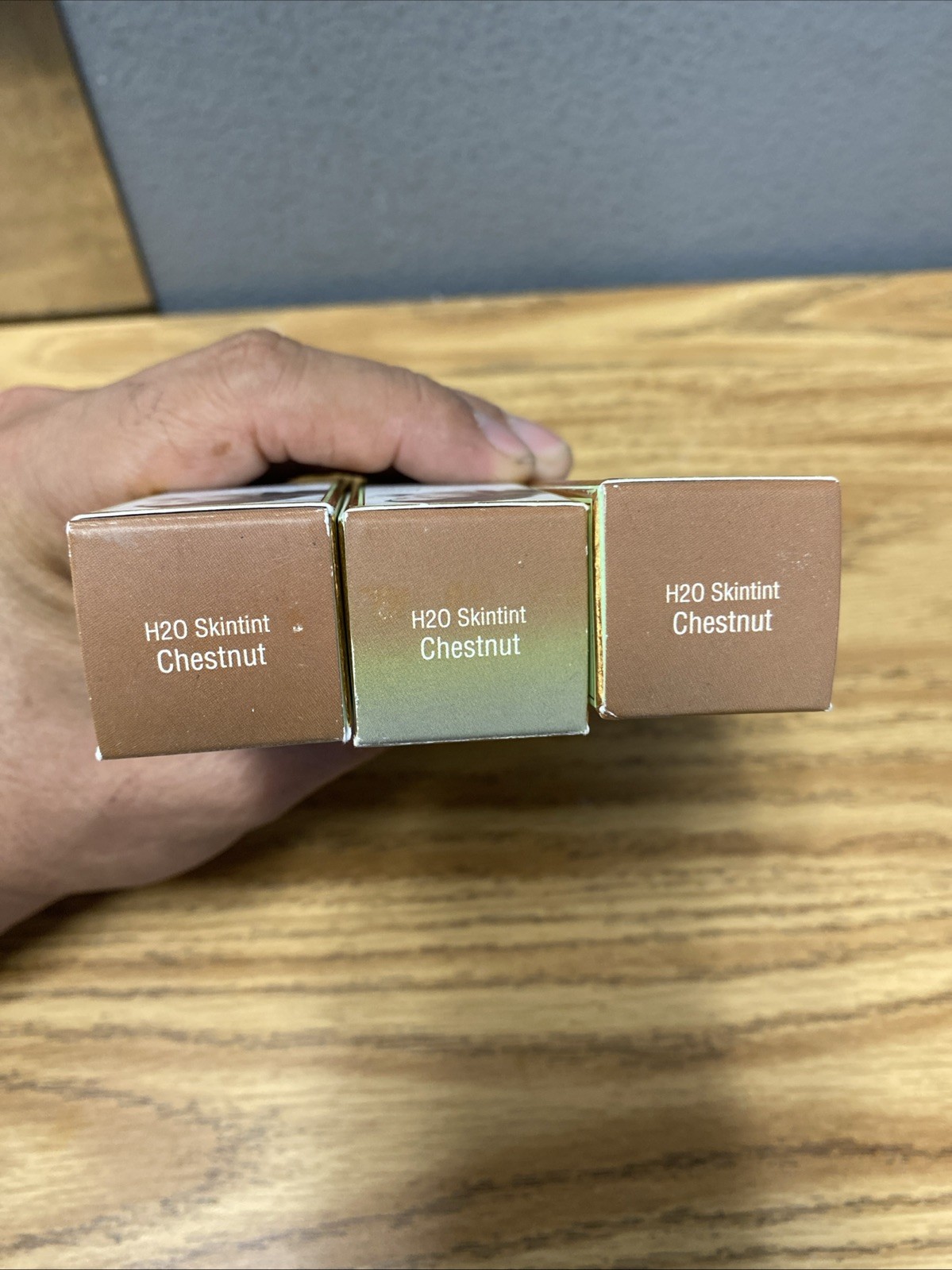 Pixi by Petra H2O SkinTint 1.2 Oz/35ml CHESTNUT Lot Of 3