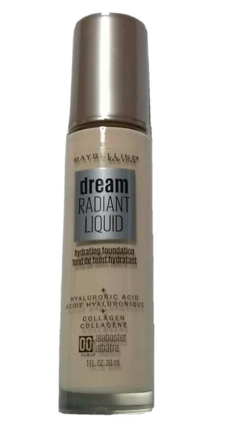 Dream Radiant Liquid Foundation (00 Alabaster) Maybelline New York Makeup