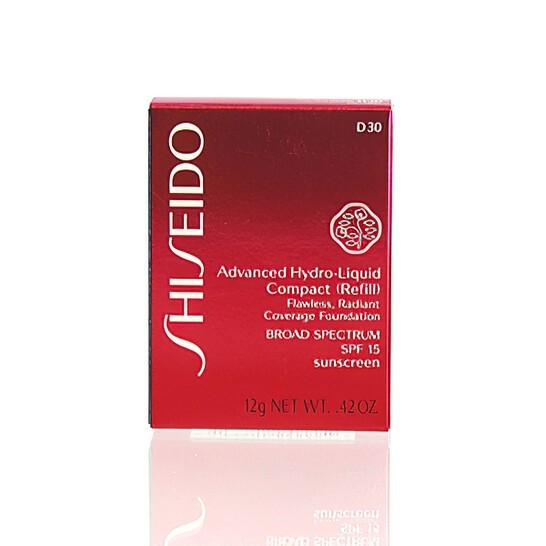Shiseido Advanced Hydro-Liquid Compact Refill D30 SPF 15/.42 oz New In Box