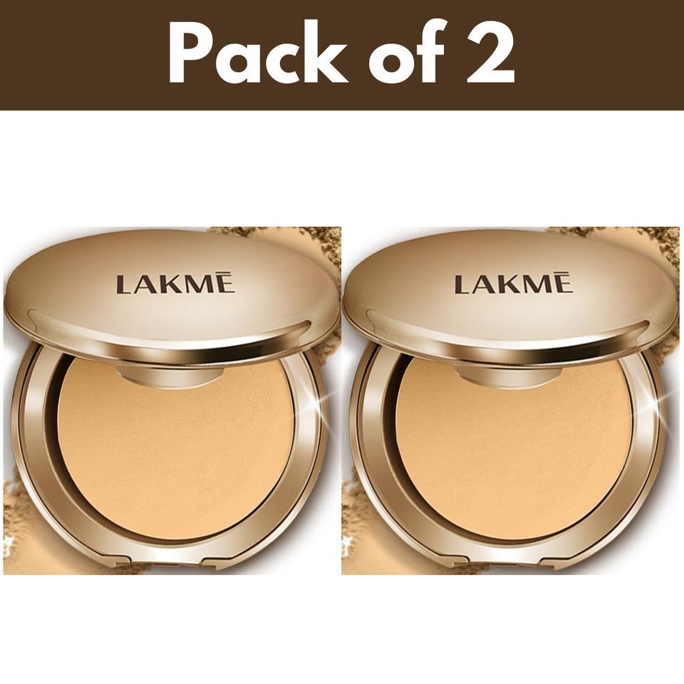 Lakme 9 to 5 Primer Matte Powder Foundation Compact Shade Ivory Cream 9g