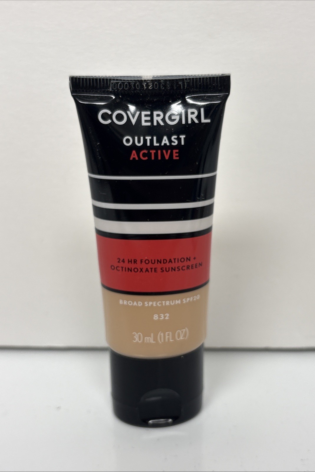 COVERGIRL Outlast Active 24 hour #832 Nude Beige Foundation SPF 20- exp 9/20