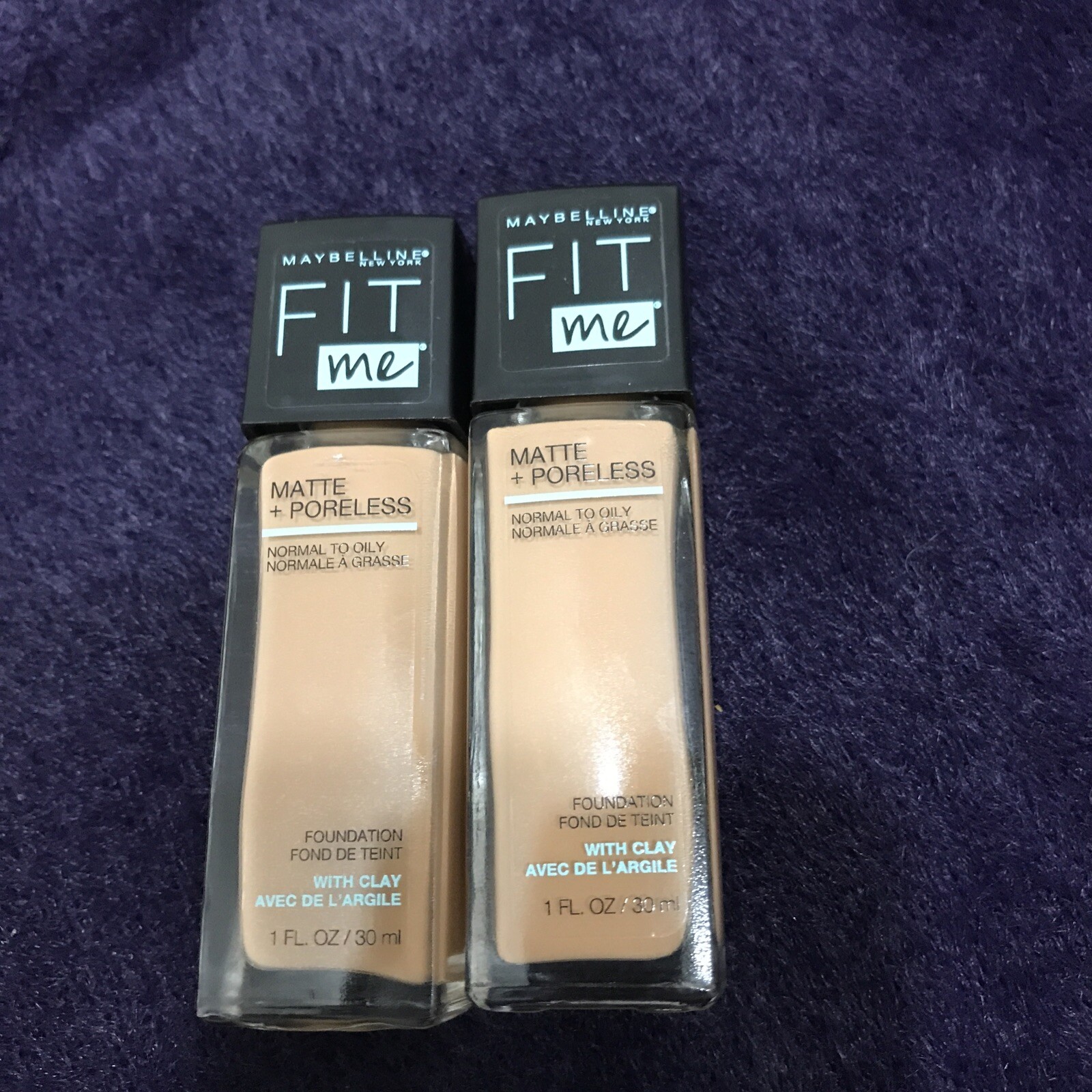 Maybelline Fit Me Matte Poreless Liquid Foundation Makeup 332 Warm Honey
