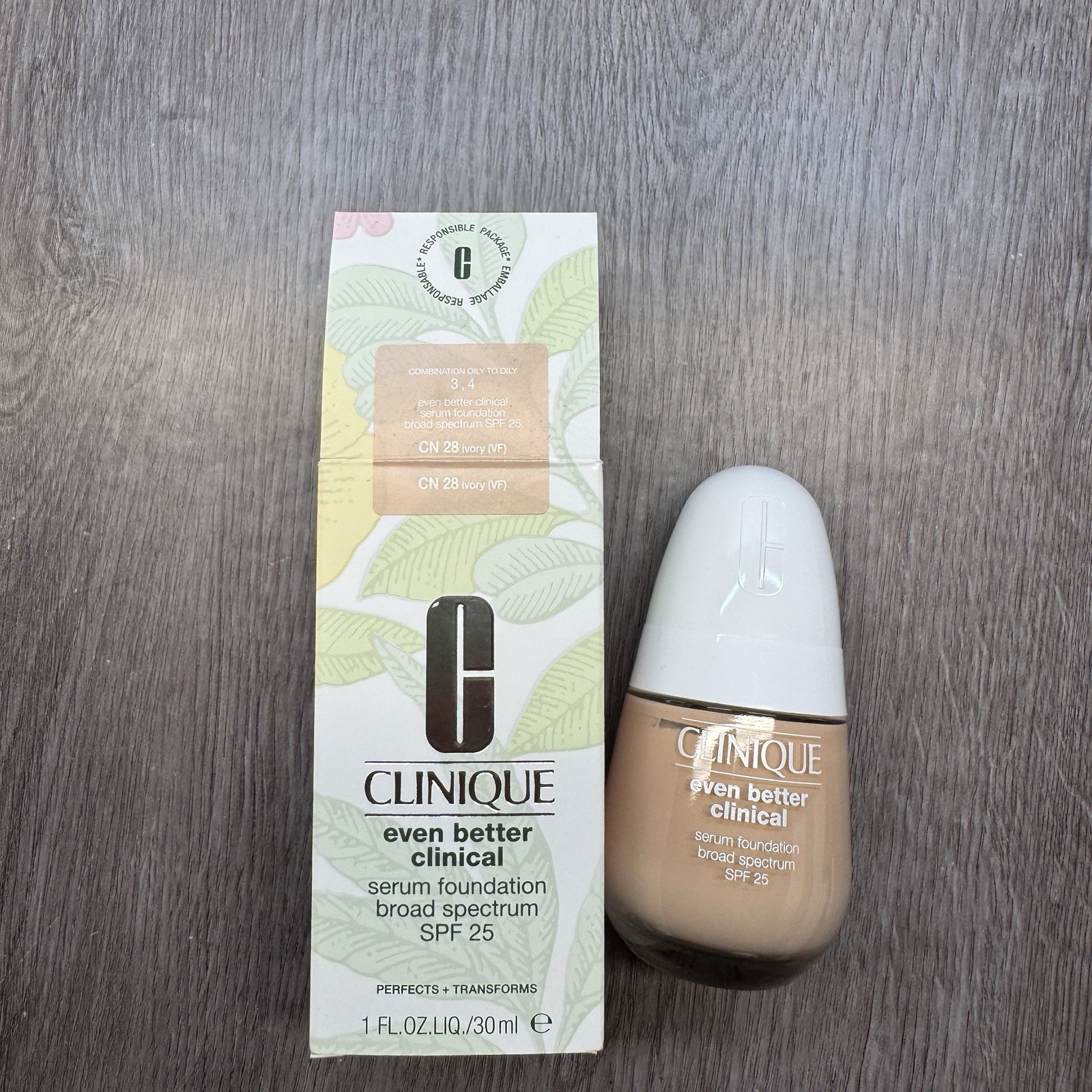 Clinique Even Better Clinical Serum Foundation CN28 Ivory 30ml SPF25