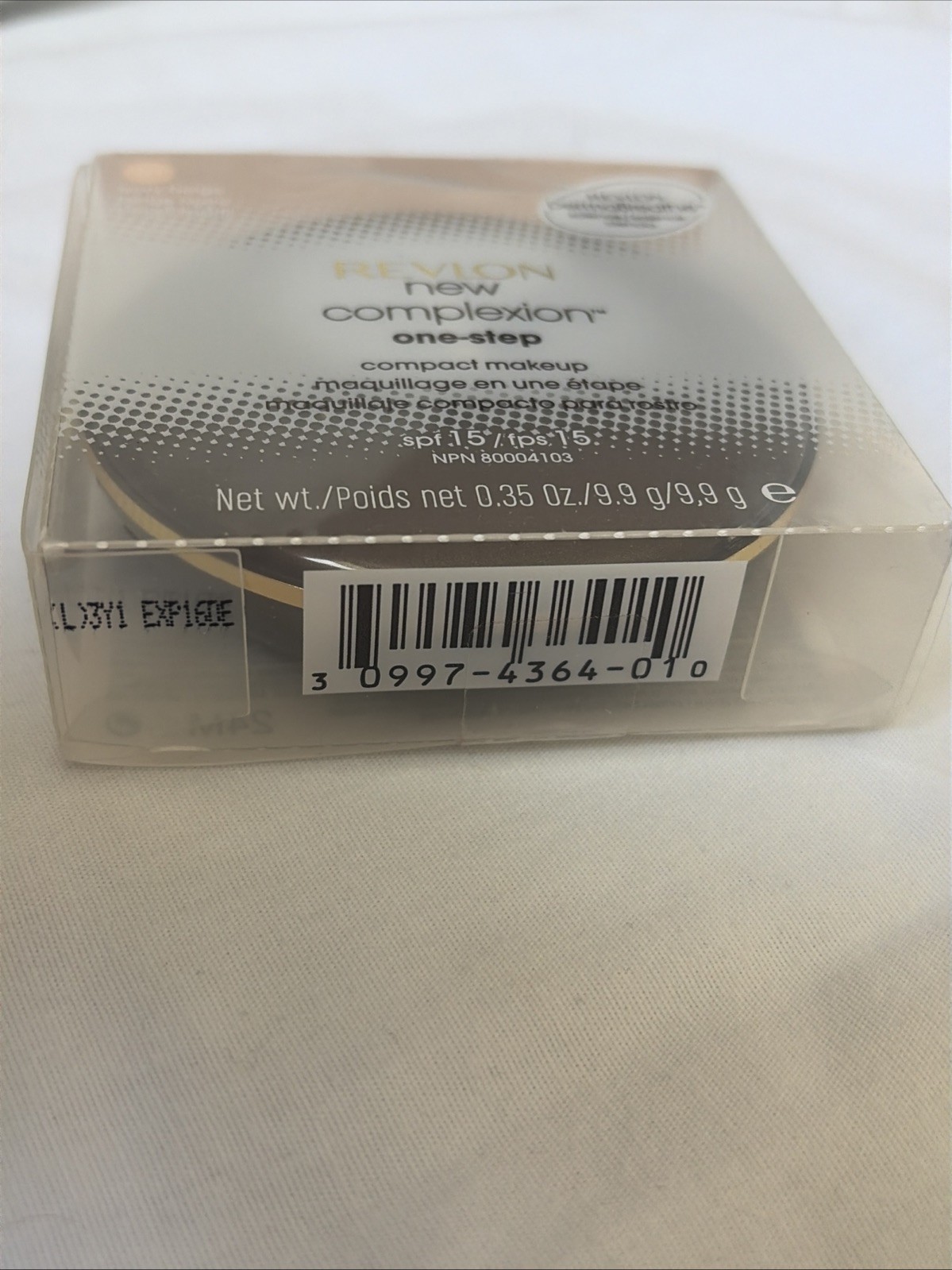 Revlon New Complexion One-Step Compact Makeup #01 IVORY BEIGE. New Sealed.