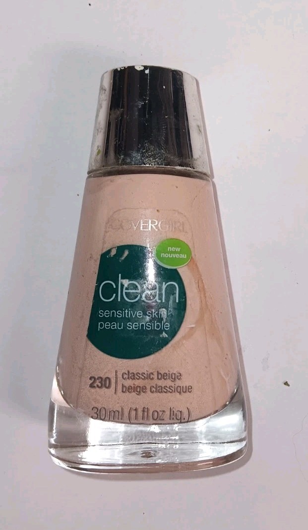 CoverGirl Clean Sensitive Skin Liquid Makeup 230 Classic Beige 1 fl oz
