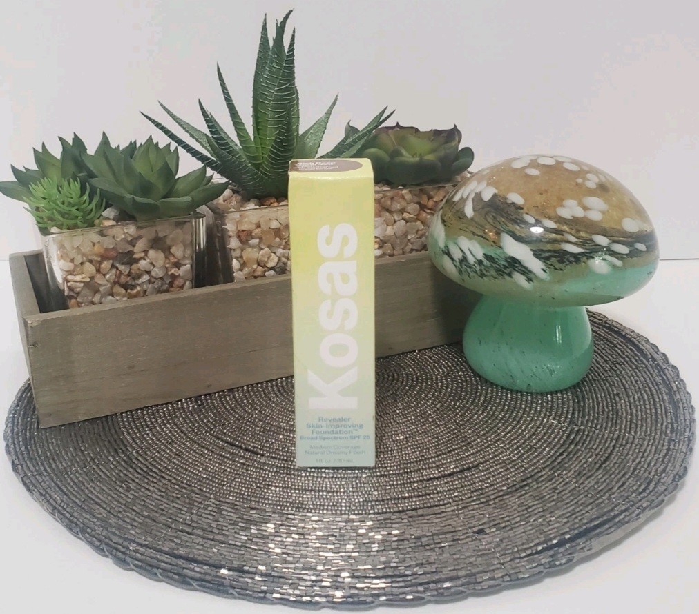 KOSAS-REVEALER SKIN IMPROVING FOUNDATION ~RICH DEEP COOL 420~SPF 25, SEALED