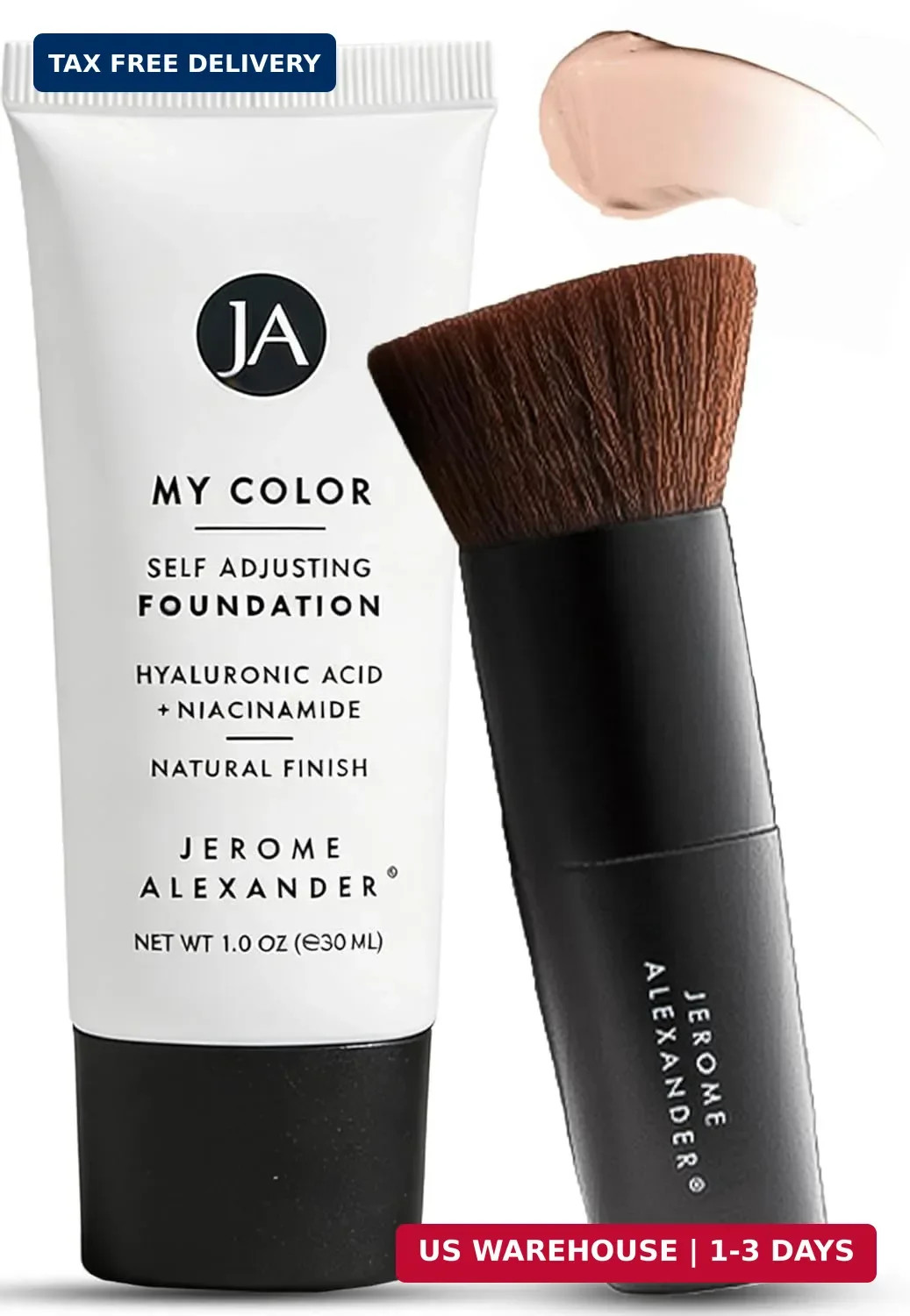 Jerome Alexander My Color Self-Adjusting Foundation, Hydrating & Lightweight Fac