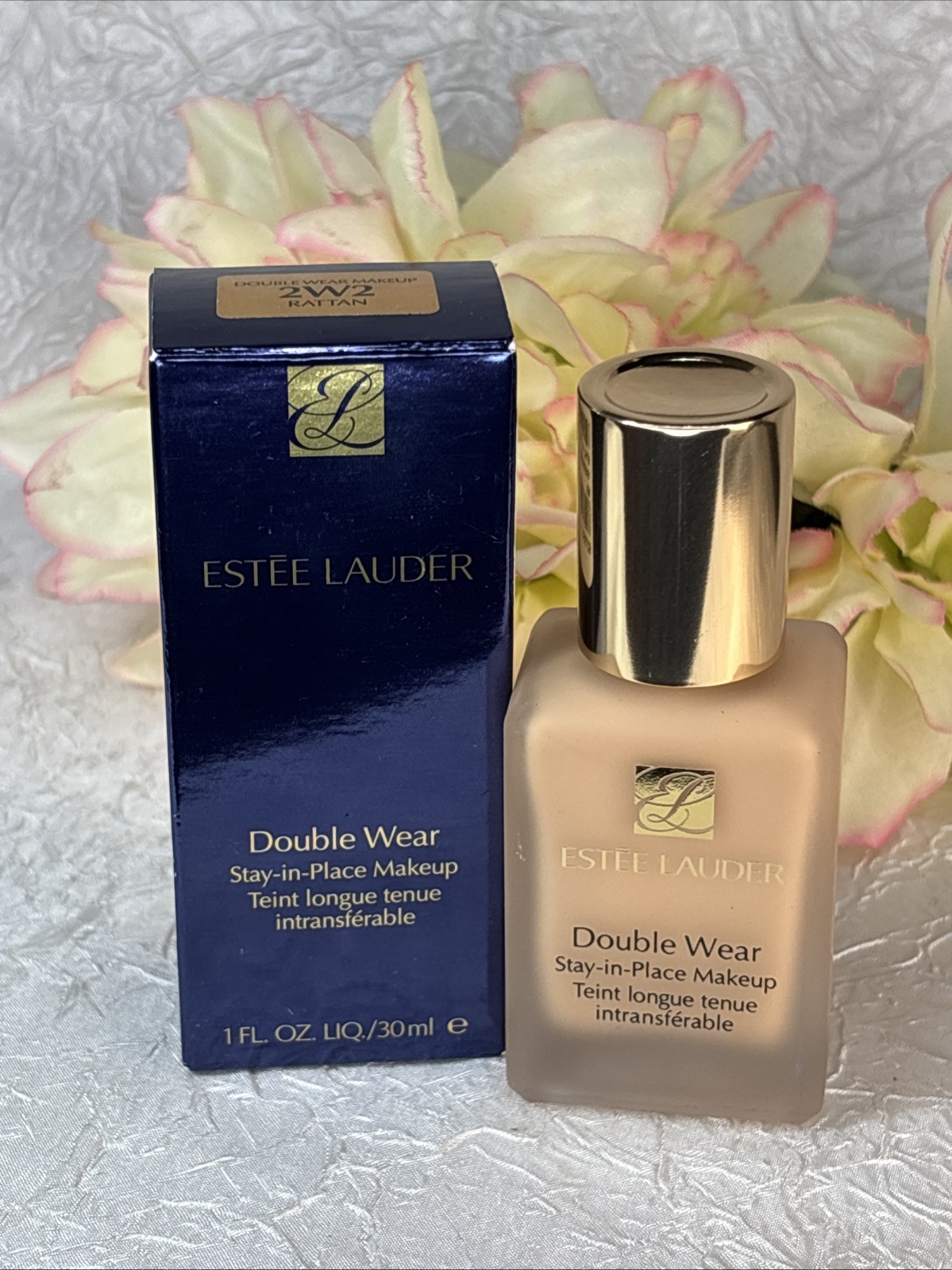 Estee Lauder Double Wear Stay-in-Place Foundation Old Formula 2W2 RATTAN FreeSh