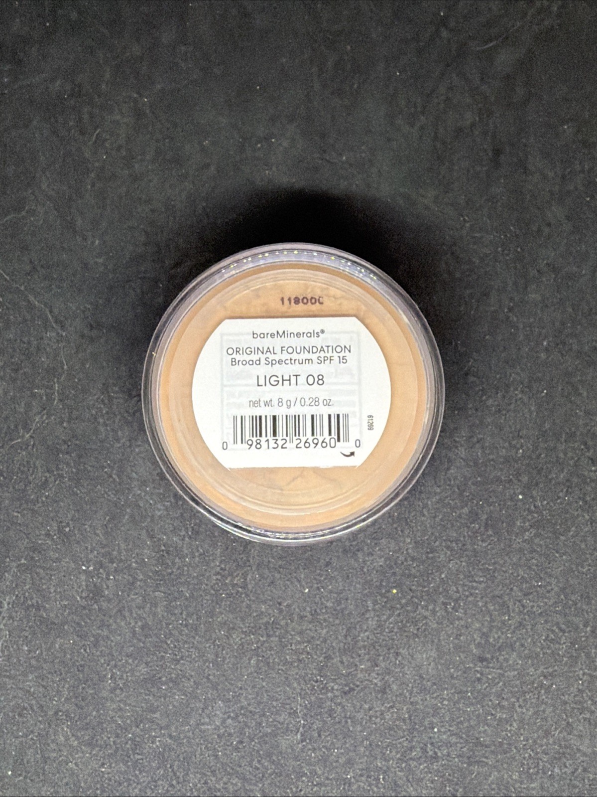 Bare Minerals Original Loose Mineral Powder Foundation SPF 15 Light 08, 0.28 Oz