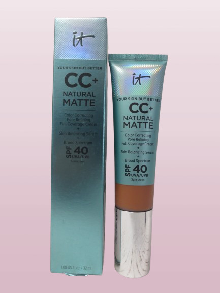 IT COSMETICS YOUR SKIN BUT BETTER CC+NATURAL MATTE COLOR CORRECTING RICH COOL