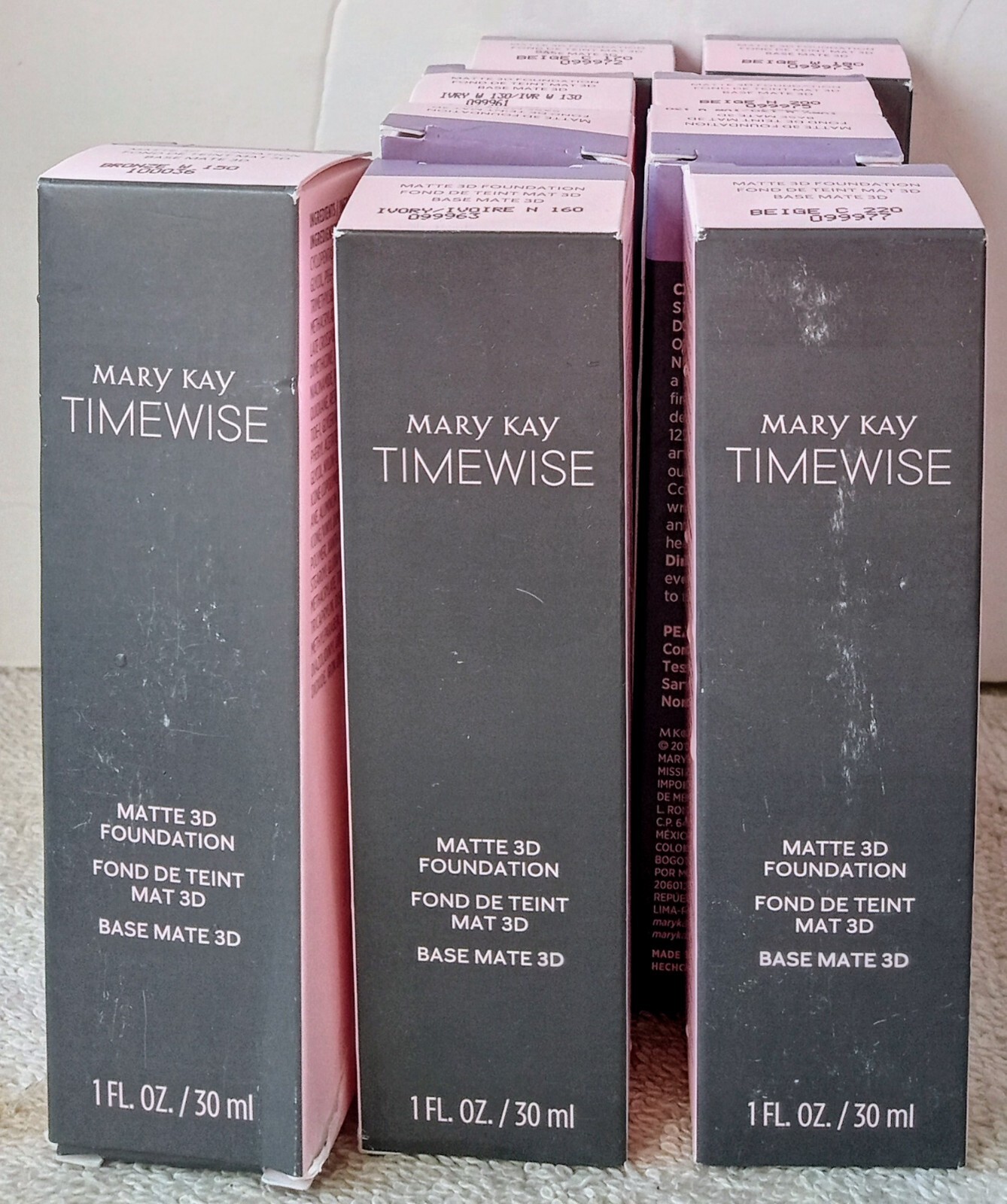 Mary Kay Timewise Matte 3D Foundation Makeup Combo – Oily (Choose Shade) 1 oz