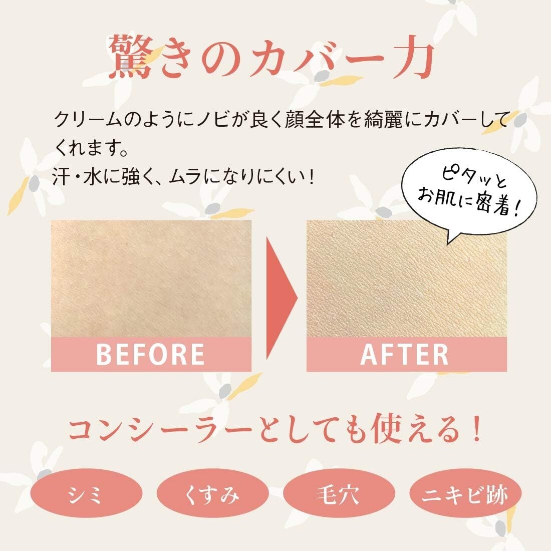 Meiko Cosmetics Naturactor Cover Face concealer foundation 20g made in Japan