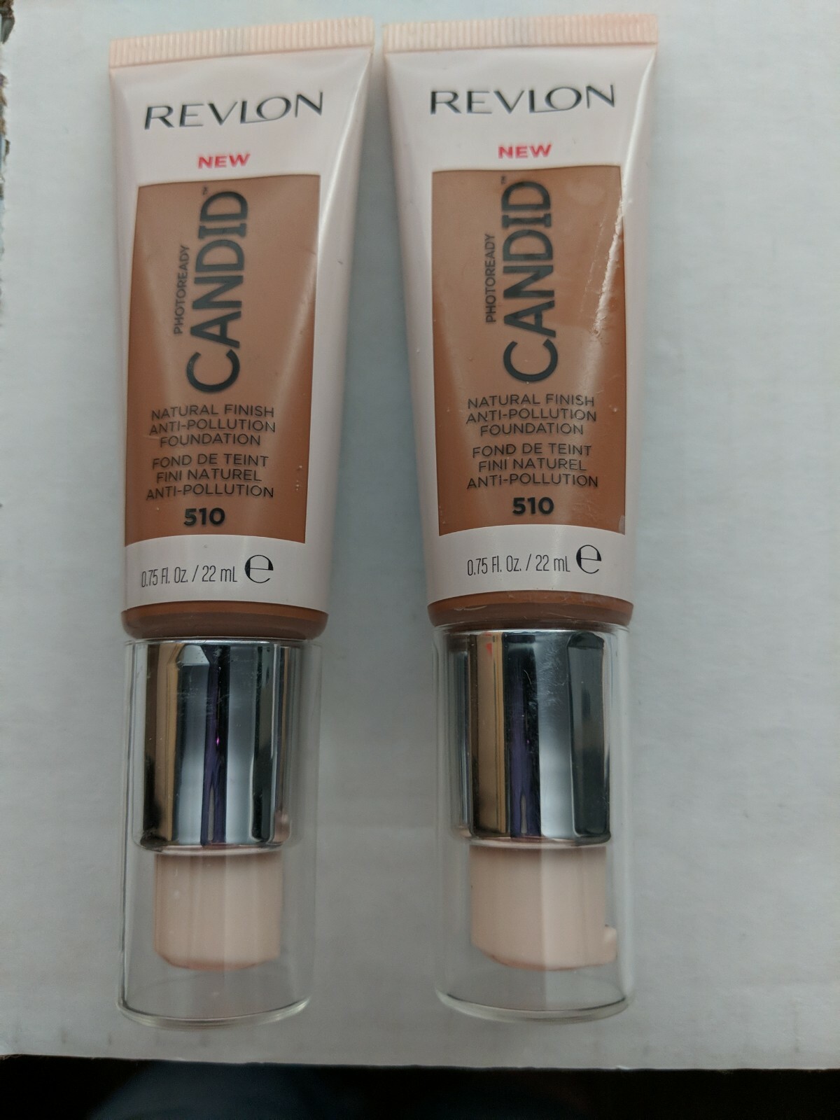 (2) Revlon PhotoReady Candid Foundation, (510-Cappuccino)