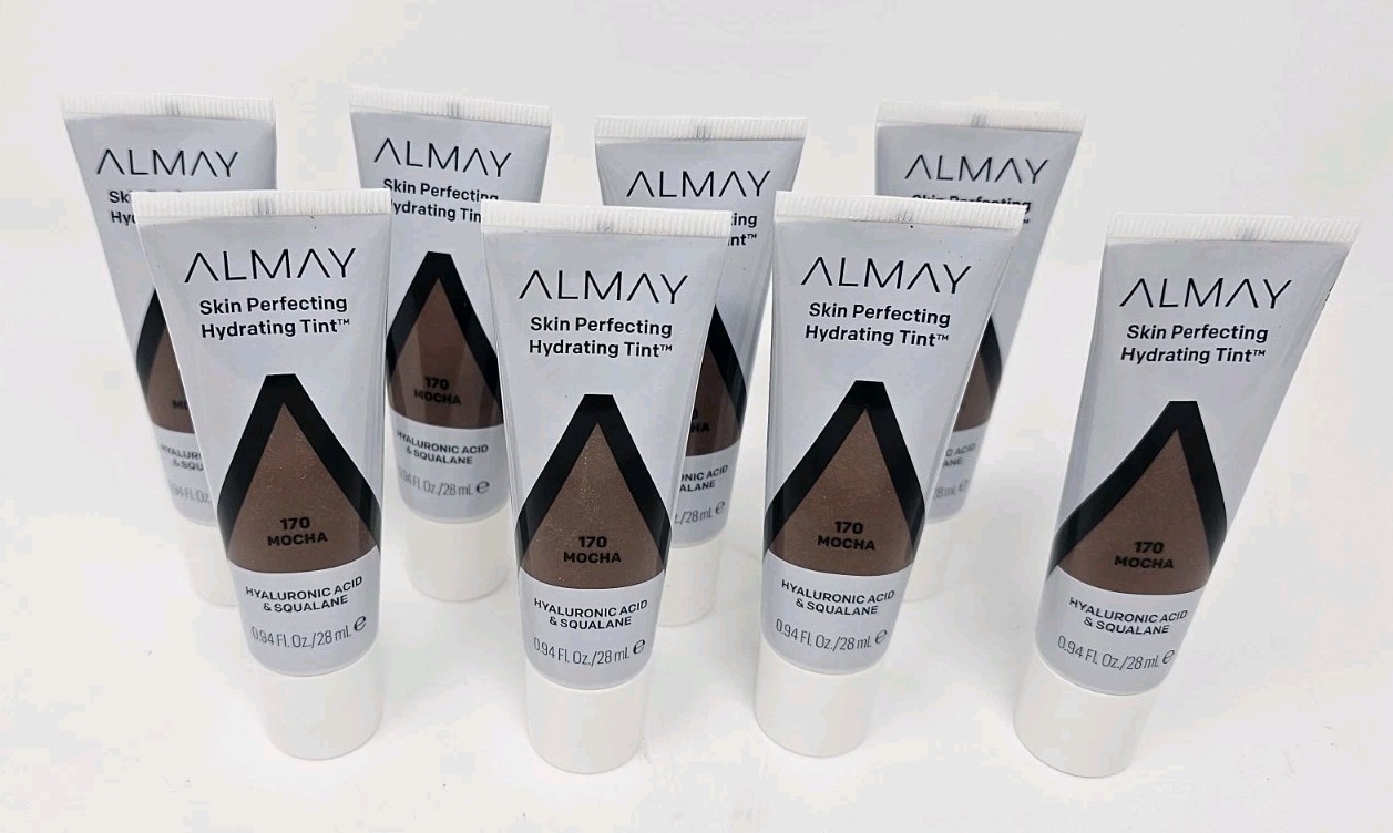 Almay Skin Perfecting Hydrating Tint 0.94 fl oz Each 170 – Mocha Lot of 8 Tubes