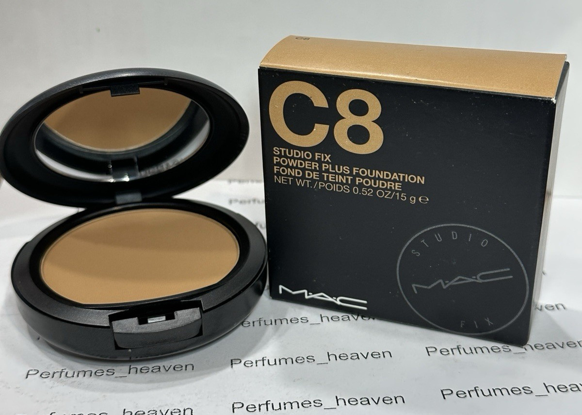Mac Studio Fix Powder Plus Foundation C8 – Full Size 0.52 Oz. / 15 g New