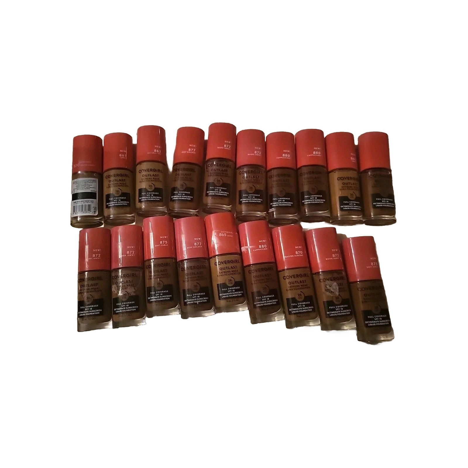 (Bundle of 19) Covergirl Extreme Wear Assorted Shades Expired