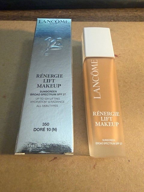 LANCÔME Renergie Lift Makeup Sunscreen SPF 27 350 DORE 10 (N) 02/29 NIB Free Sh