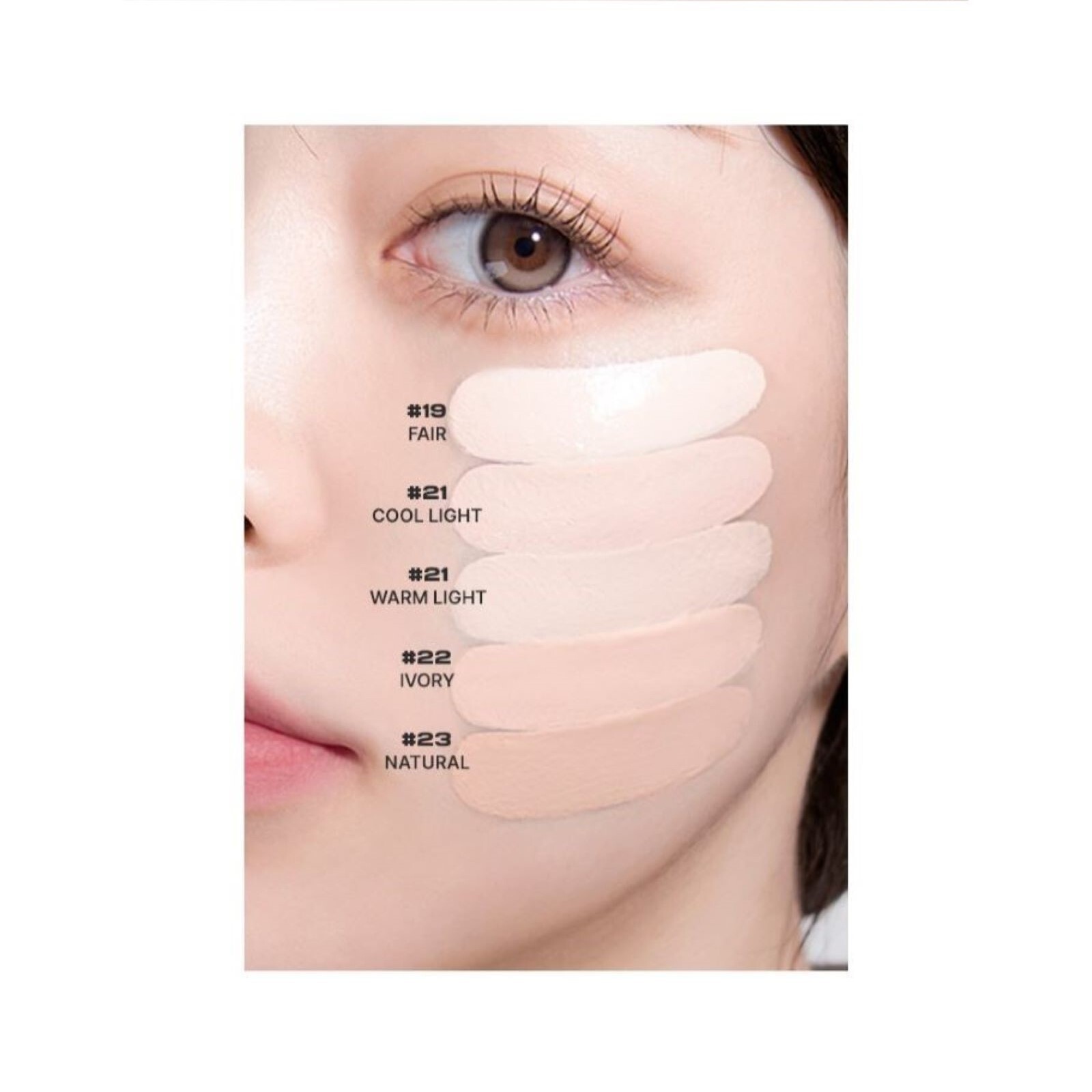 ABOUT TONE Skin Layer Fit Cushion 13g + Refill 13g SPF30 PA++Semi matte K-Beauty