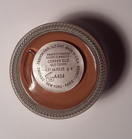 FASHION FAIR Perfect Finish COPPER GLO A454, SOUFFLE MAKEUP 1.17 OZ
