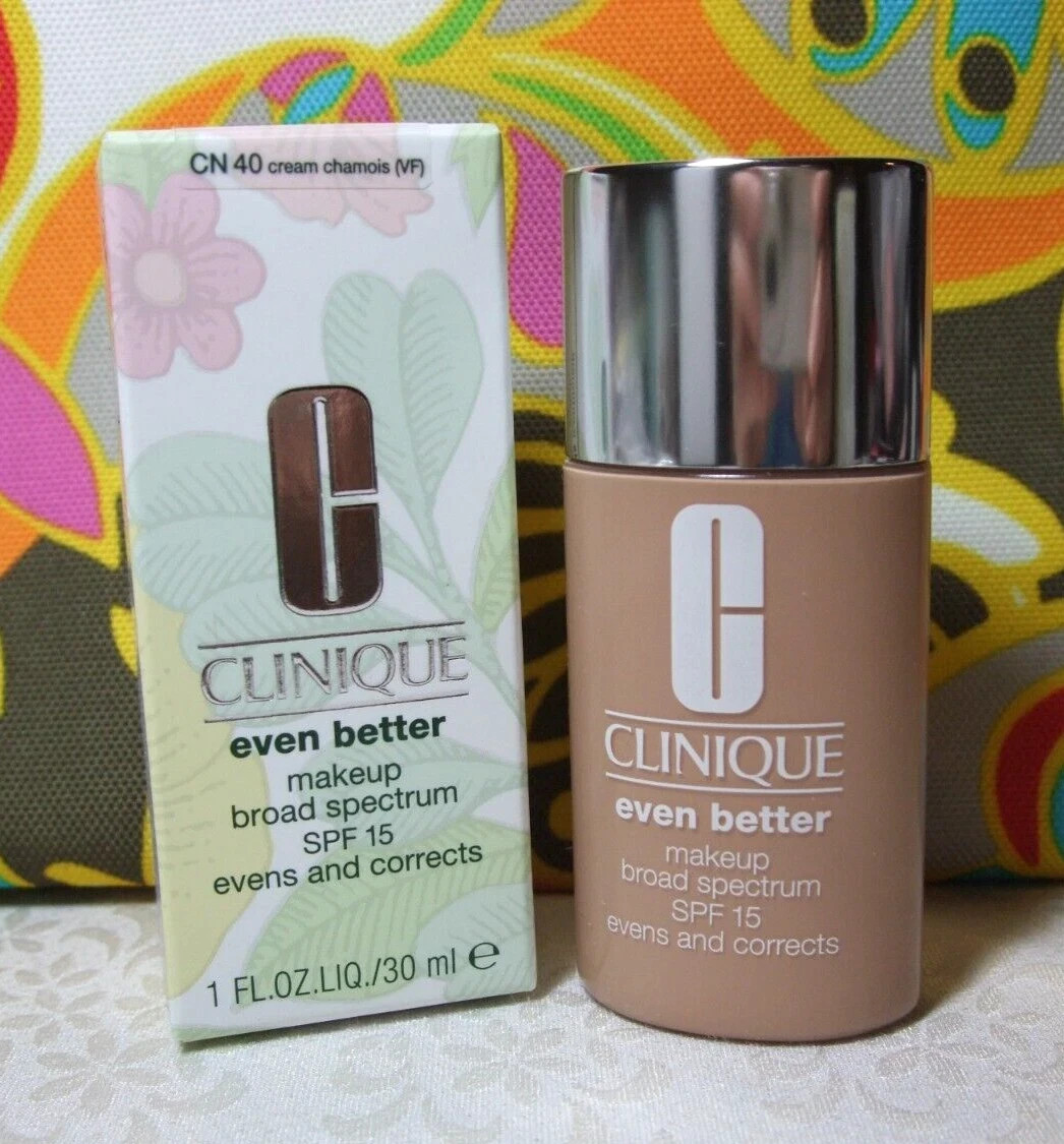 Clinique Even Better Makeup SPF 15 In CN 40 Cream Chamois (VF) FS NIB $39