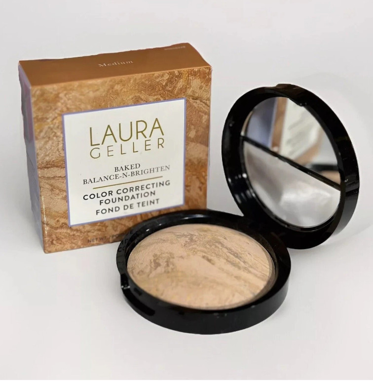 LAURA GELLER Baked Balance-n-Brighten Color Correcting Foundation Medium 0.32oz