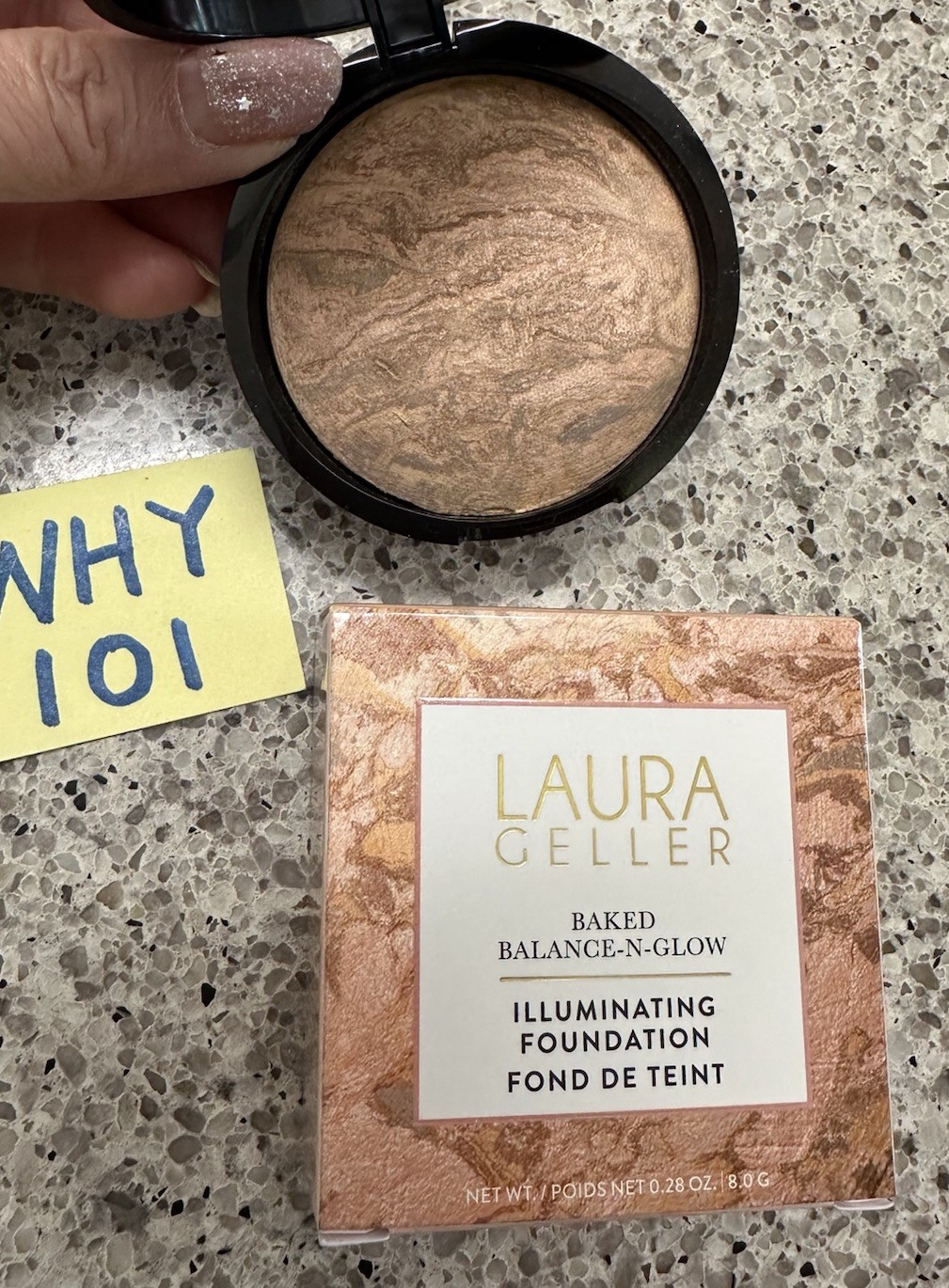 Laura Geller Baked Balance-N-Glow Illuminating Foundation MEDIUM .28oz/8g FULLSZ