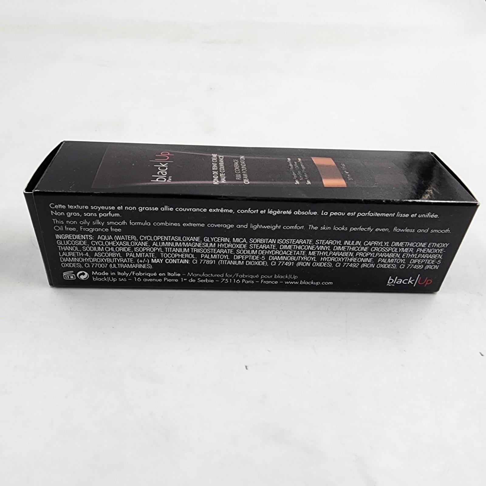Black Up Full Coverage Cream Foundation Women’s HC13 Oil Free 30ml/1 fl oz