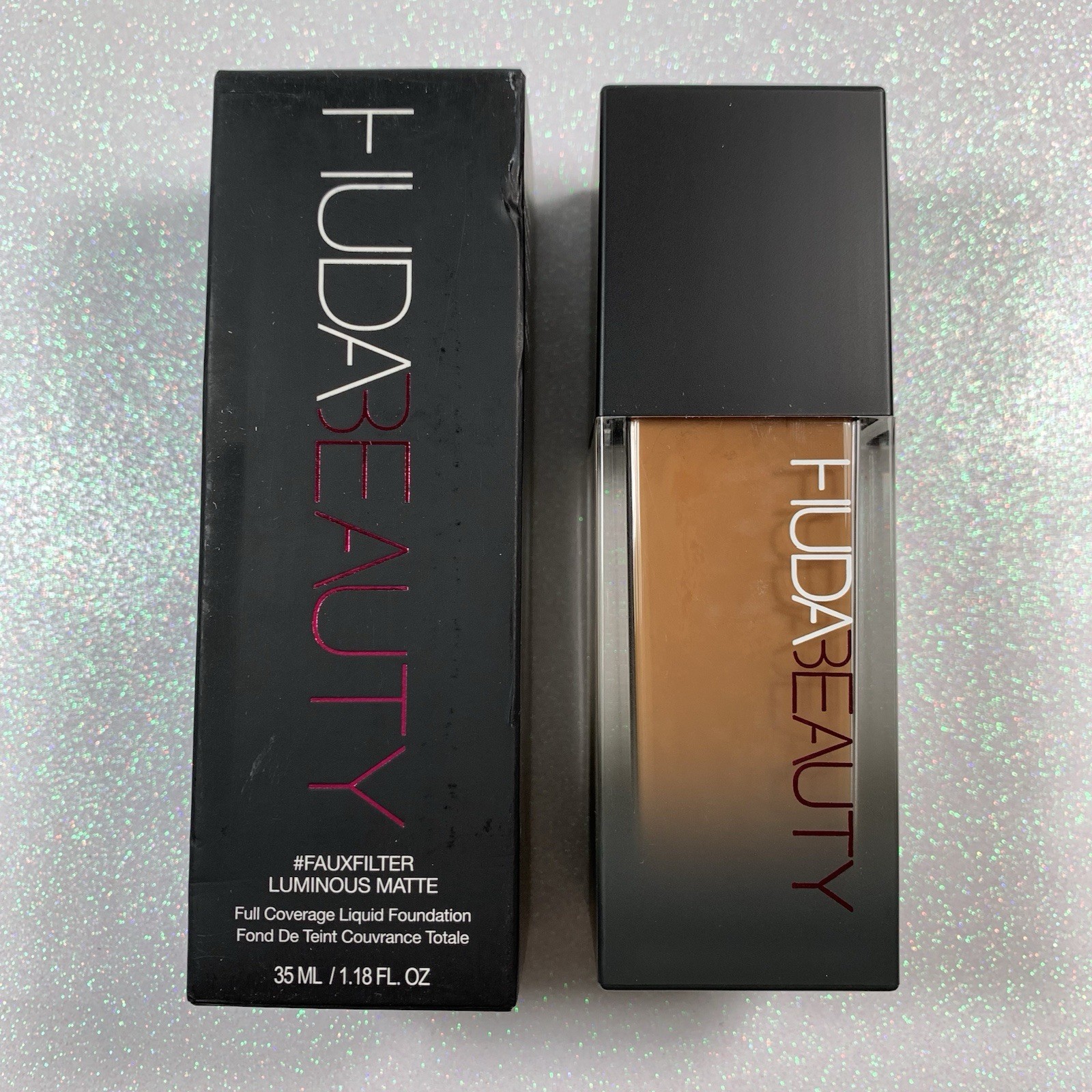 Huda Beauty FauxFilter Luminous Matte Liquid Foundation Cinnamon 440G BNIB