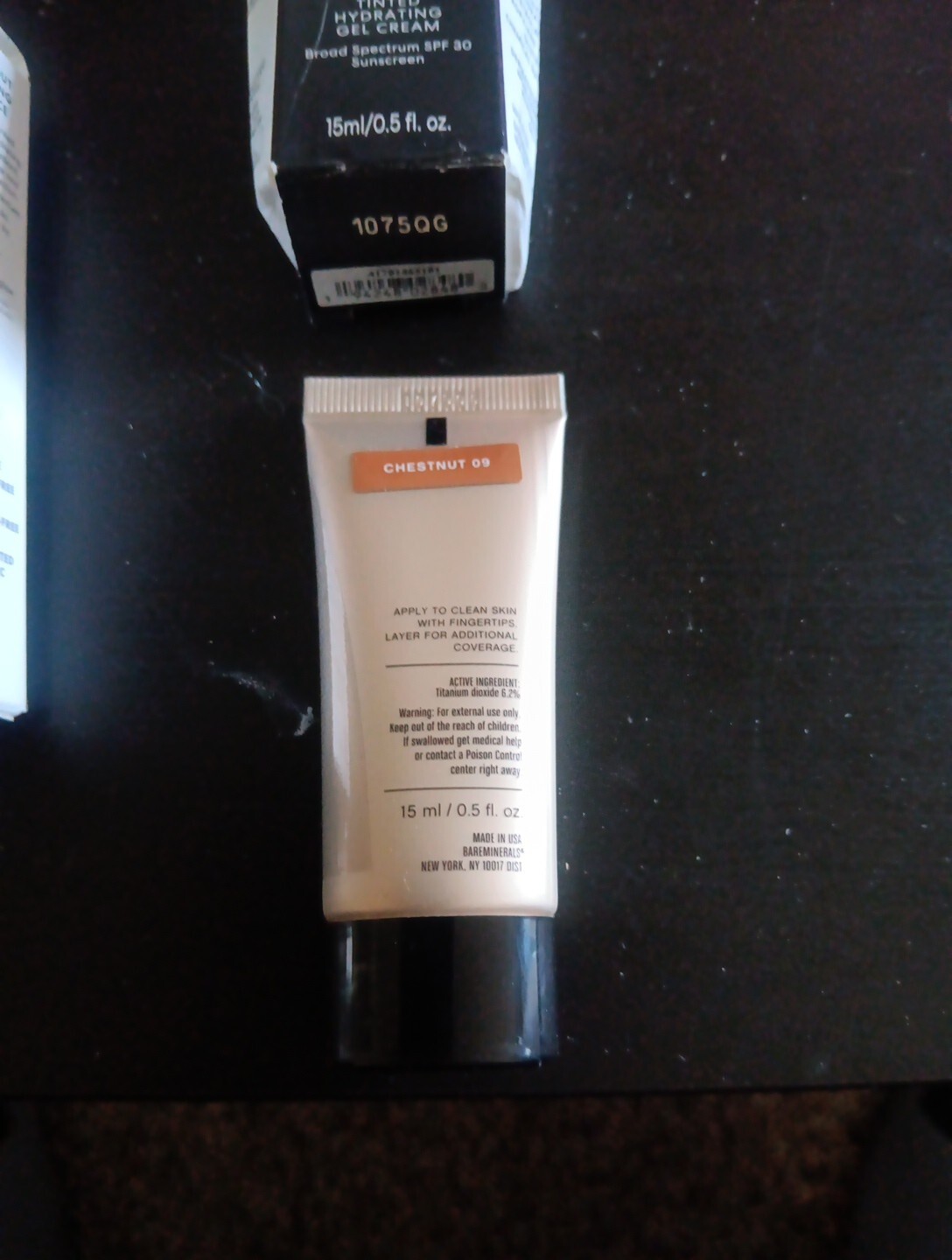 BareMinerals(5,boxes)Complexion Rescue,Tinted Hydrating Gel sunscreen,15ml,0.5Oz