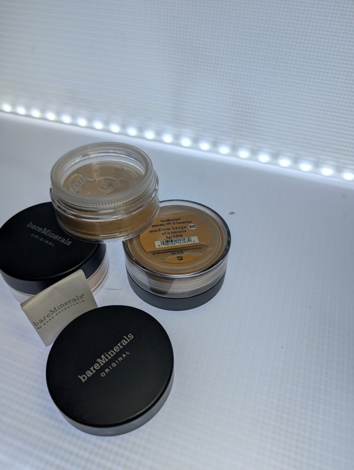 3 X Bareminerals Foundation Medium Beige N20 8g (Lot/Pack Of 3).