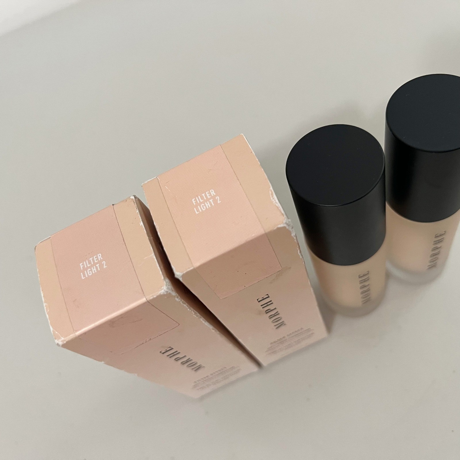 Morphe Filter Effect Soft-Focus Foundation Filter Light 2 Set of 2 New