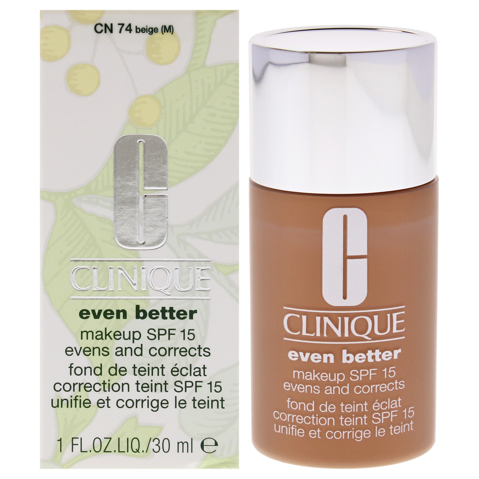 3 Pack Even Better Makeup SPF 15 – CN 74 Beige (M) by Clinique – 1 oz